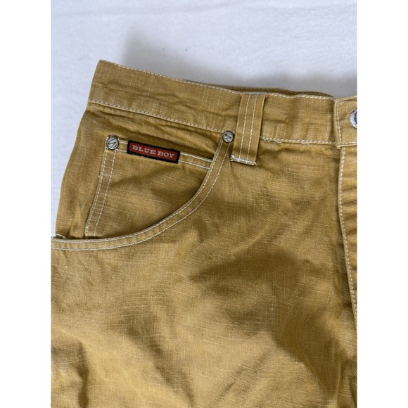 VTG Y2K BLUE BOY Baggy Pants Size 34x32 Men's Skating HIP HOP Club School - Picture 5 of 12